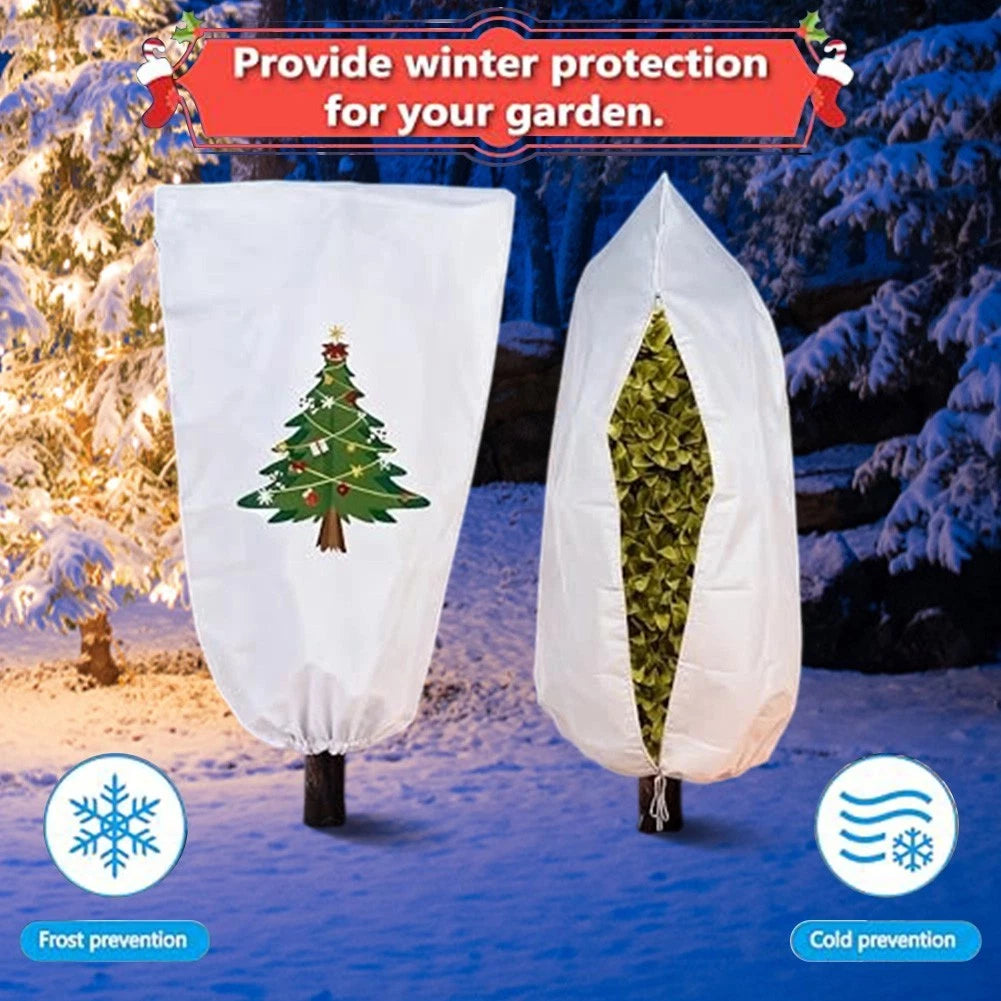 Outdoor Plant Covers 2 Pack Winter Frost Protection With Secure