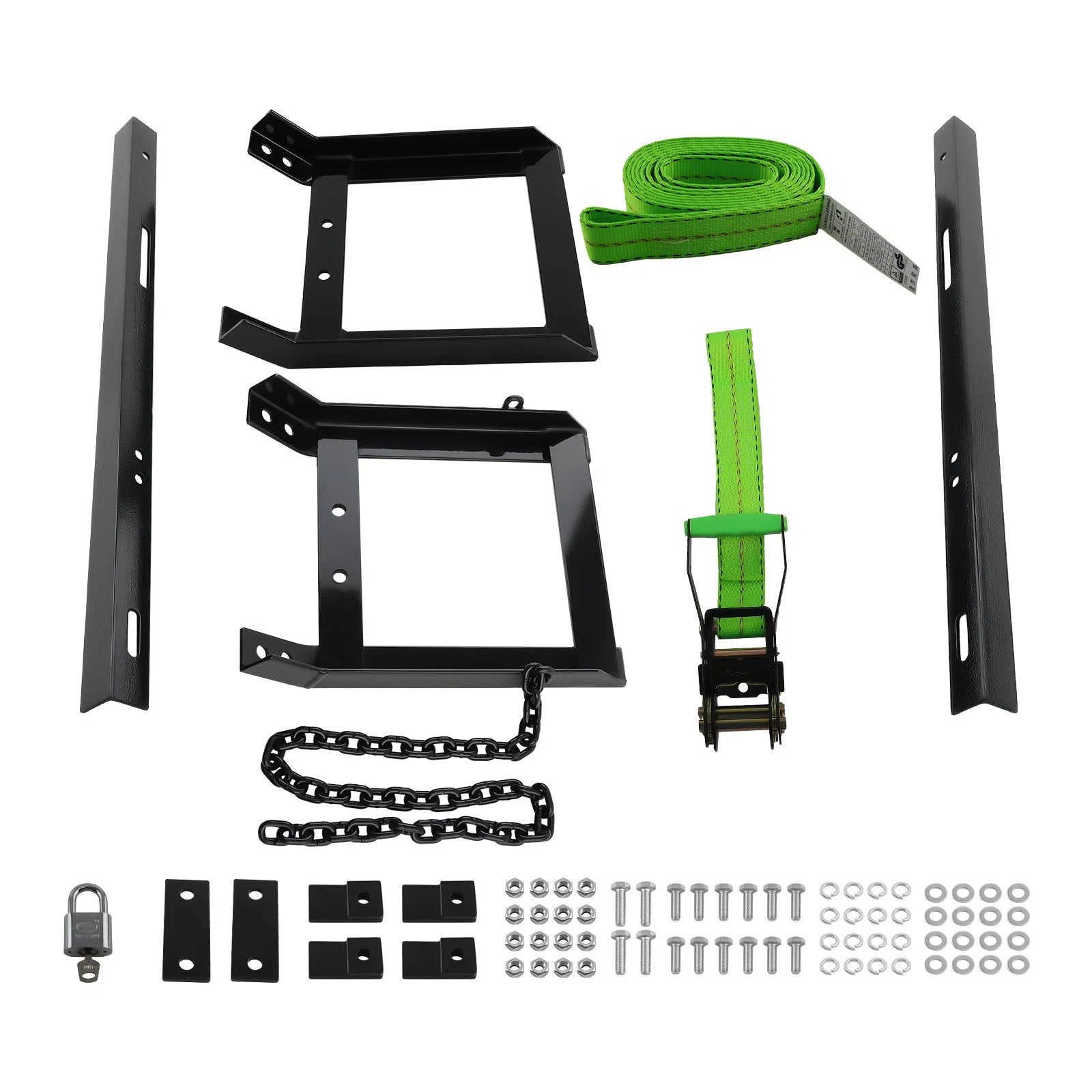 Semi Truck Spare Tire Carrier Tire Mount Holder w/hardware Adjustable Black New