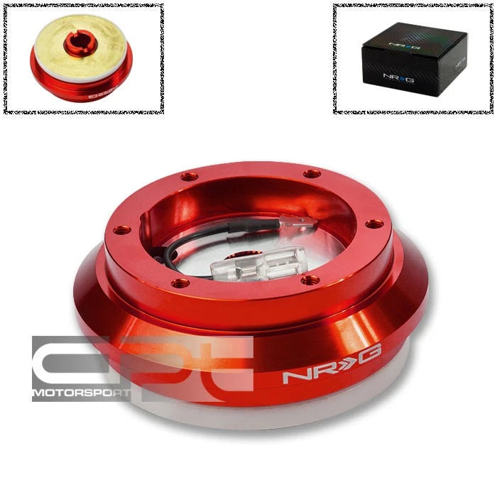Nrg Steering Wheel 6-hole Red Ball Bearing Racing | Built Supply Co
