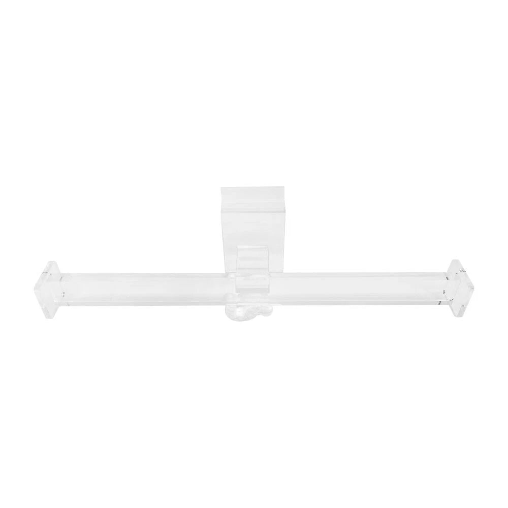Clear Acrylic Slatgrid Slatwall Necklace T-bar Display Retail Store