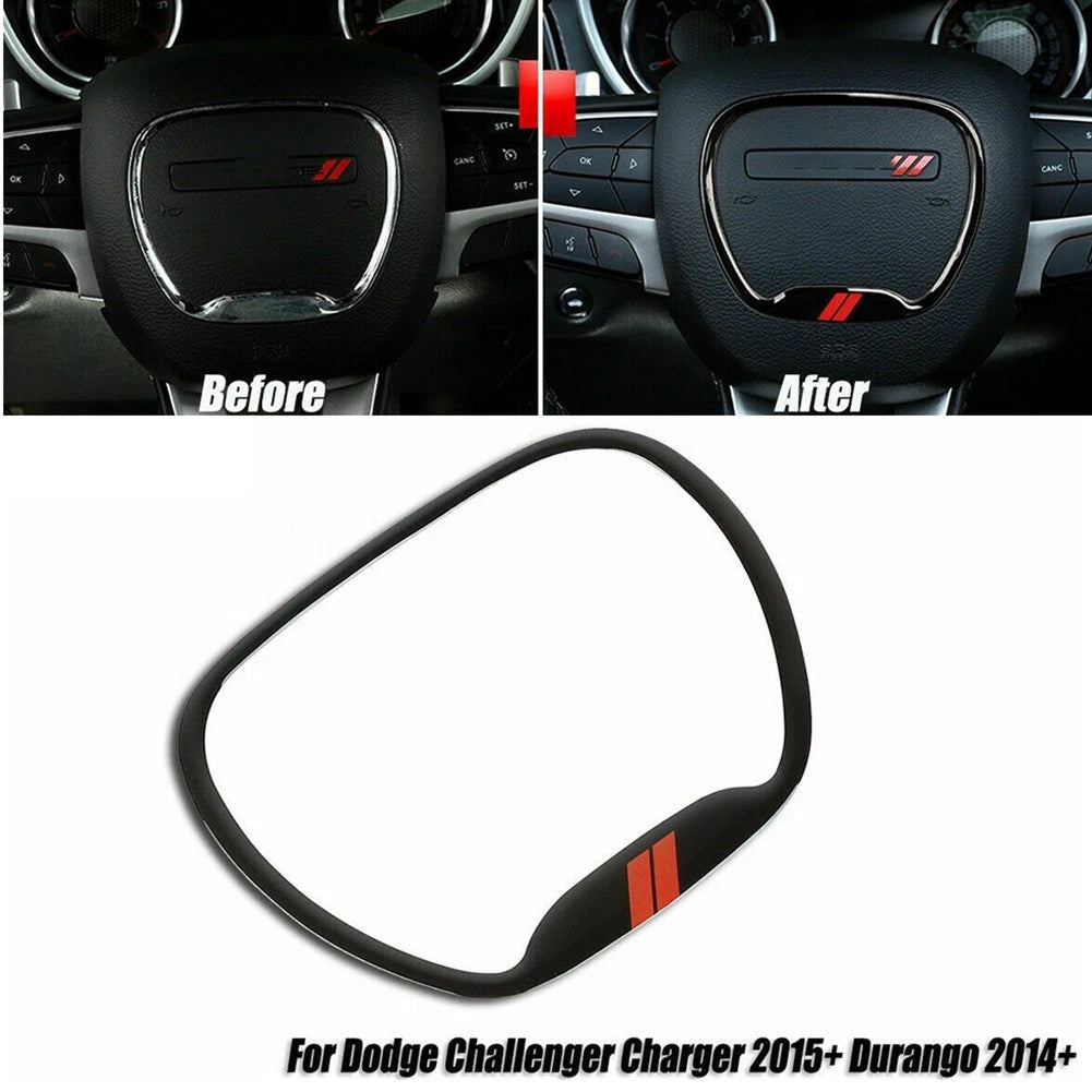 Steering Wheel Trim Cover For Dodge Charger 2015-2020 Car Parts