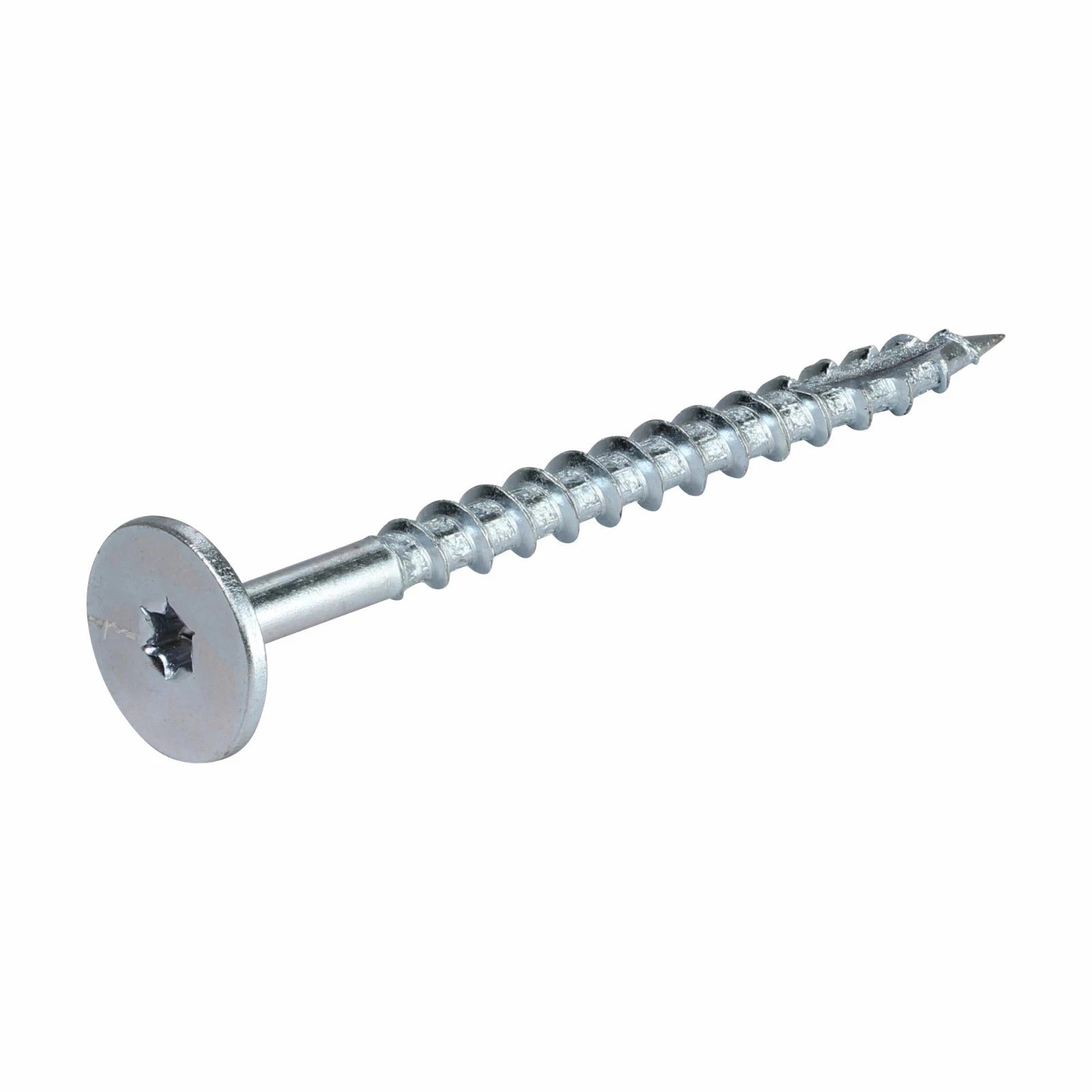 Fastcap Powerhead Wood Screws, 2.5" 2-1/2" Length, Zinc Finish, 150