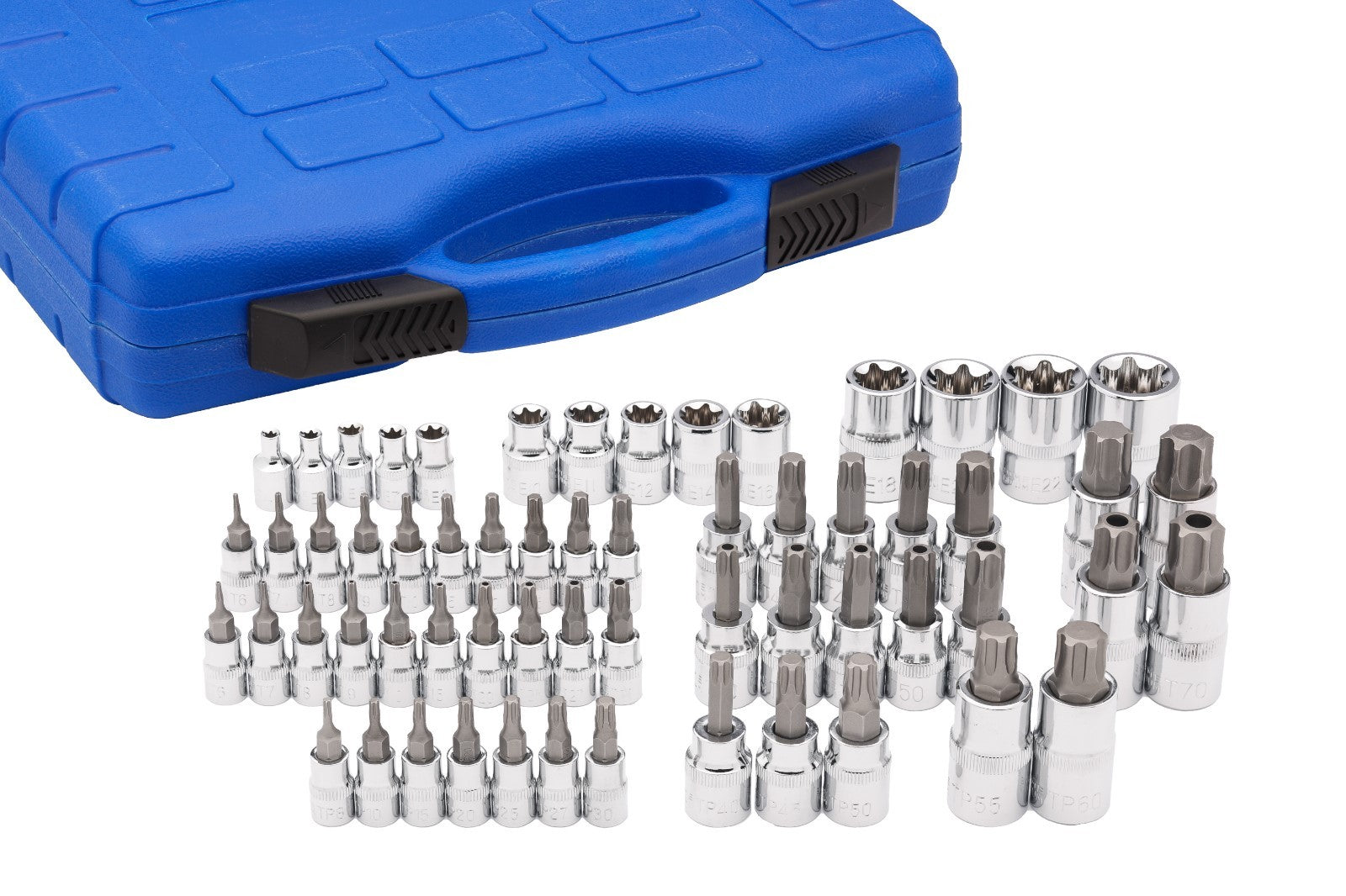 60PC Premium S2 Steel Socket Set - Torx Bits