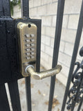 Keyless Double Side Entry Mechanical Push Button Code Combination Gate Door Lock