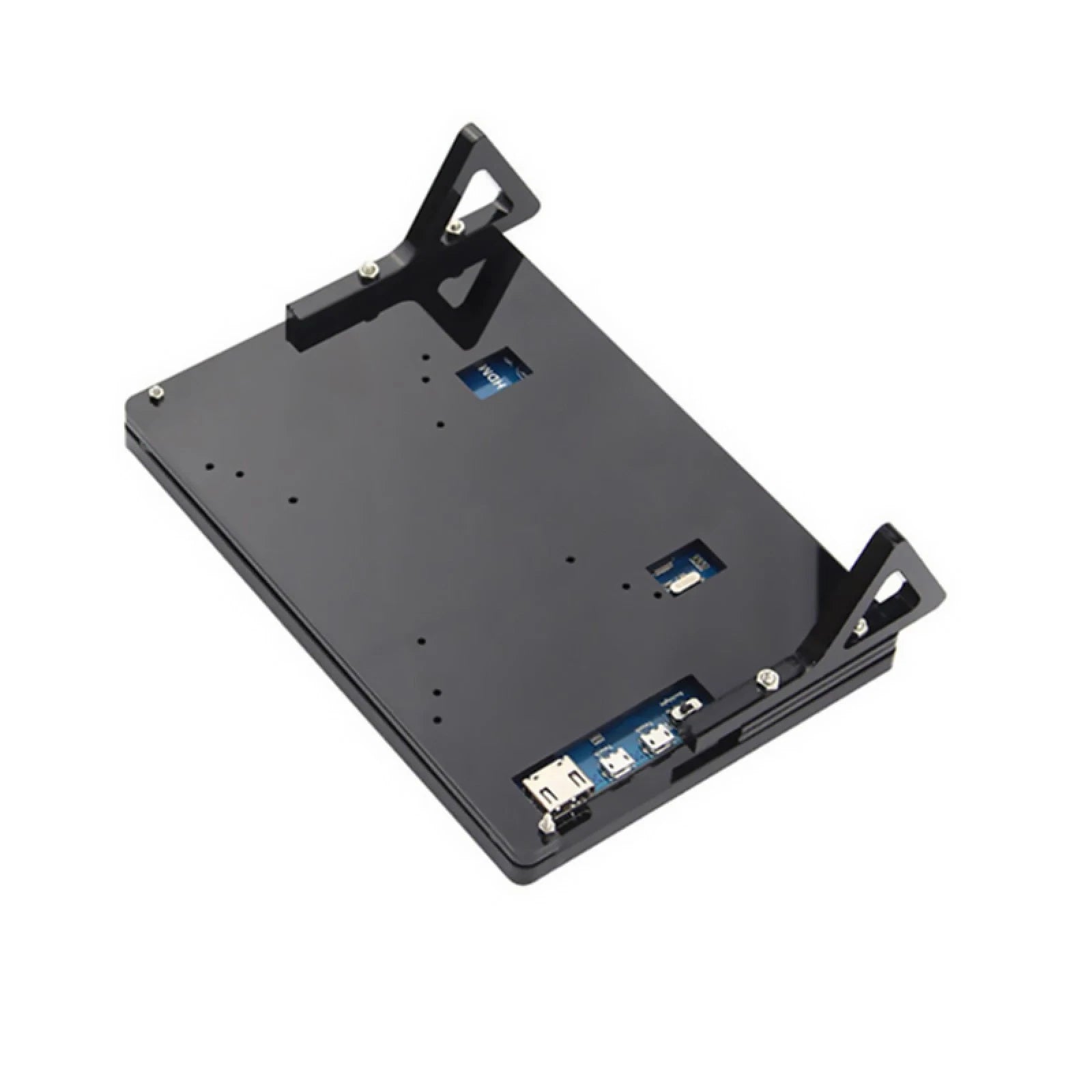 Acrylic Front & Back Shell + Base + Screws For 7" Raspberry Pi 2 B