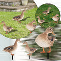 For Acrylic Mirror Garden Statue Animals Figures Statue Decor Balcony