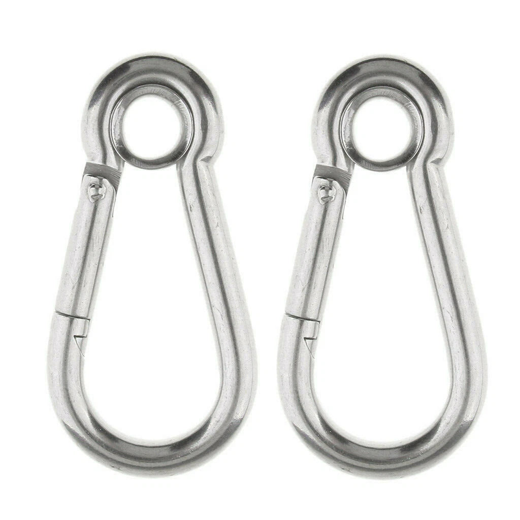 316 Stainless Steel Spring Snap Hook With Eyelet 11/32''