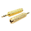 3.5mm (1/8") to 6.35mm (1/4") Stereo Audio Jack Male to Female Headphone Adapter