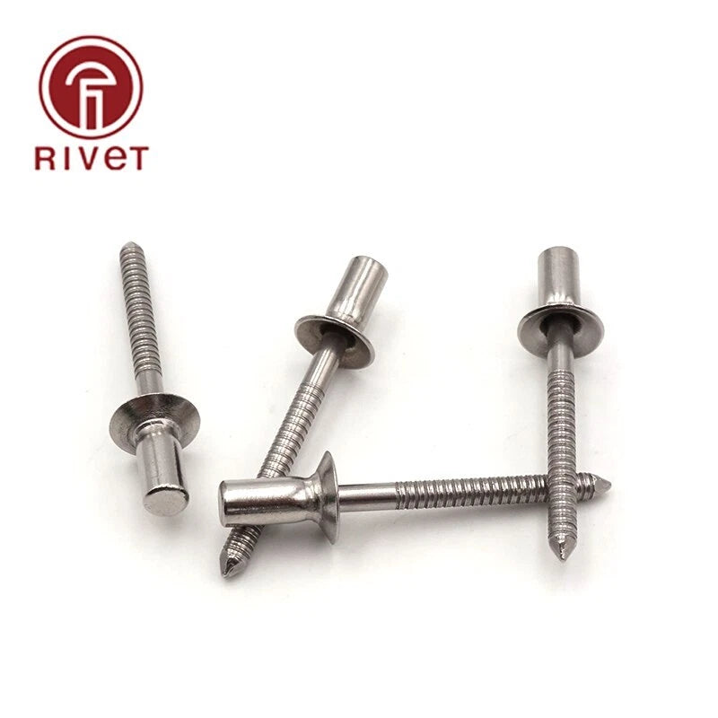 M3.2 50×Stainless Steel Countersunk Closed End Blind Sealed Hollow Rivets Blind