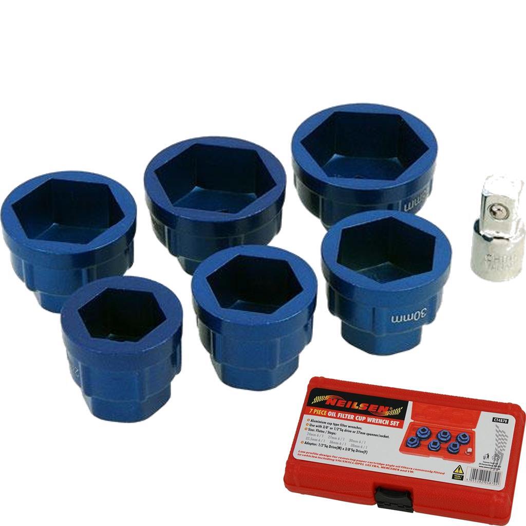 Neilsen Oil Filter Cap Removal Wrench Set