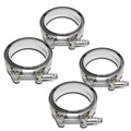 3.5" Stainless V-band Bolt Clamp+flange Turbo | Built Supply Co