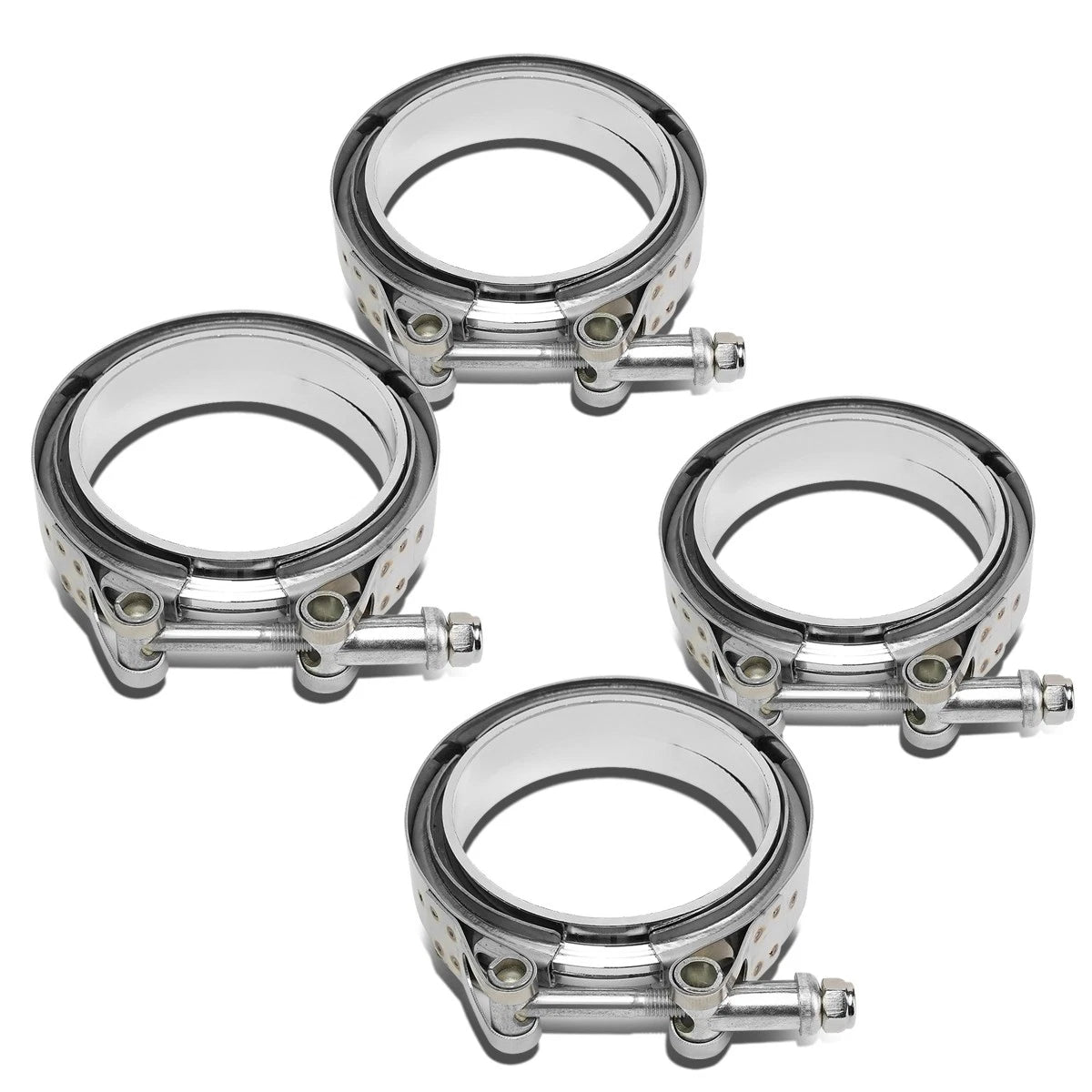 3.5" Stainless V-band Bolt Clamp+flange Turbo | Built Supply Co