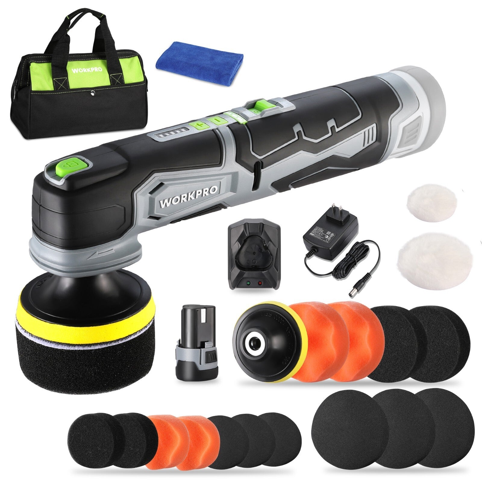 WORKPRO Cordless Mini Buffer Polisher by WORKPRO