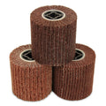 3 Pack - 4" X 4" X 3/4" Interleaf Flap Wheel Drum, One Each: 80, 120,