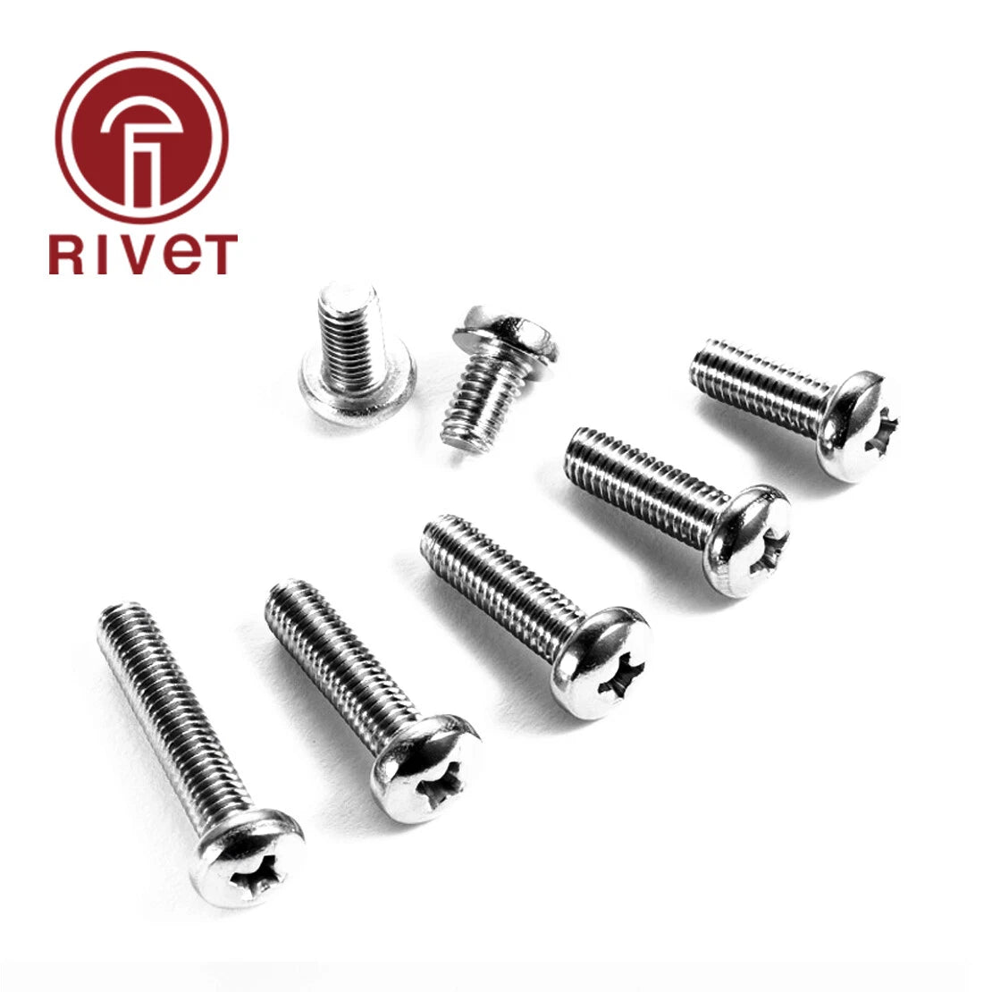 316 Stainless Steel Din En Iso 7045 M2 M2.5 M3 Cross Recessed Pan