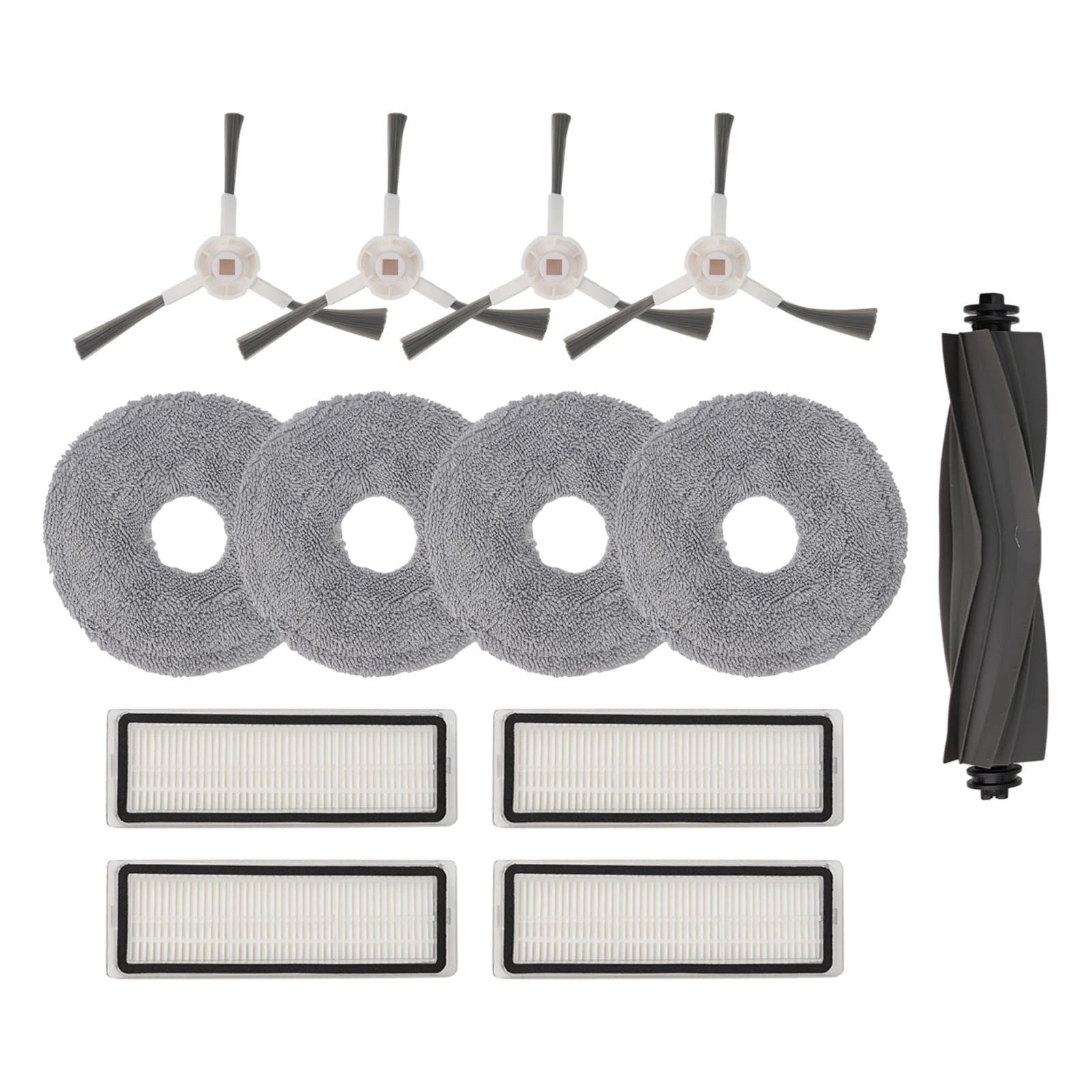 Maintain A Cleaner Home With Main Brush Side Brushes Filters And Mop