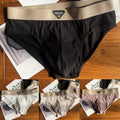 Mens Cotton Briefs With Pouch Midrise Elastic Underwear For Daily Wear