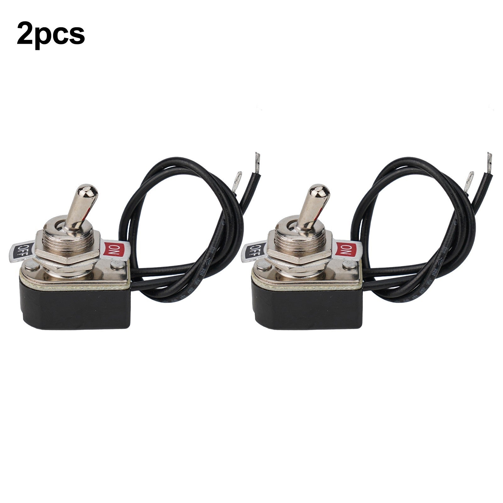 Reliable 2PCS 2 Foot ONOFF Prewired Rocker Switch SPST 6A125V With WireOpens in 