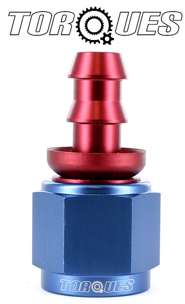 AN -8 (AN8) STRAIGHT to 10mm Barb Hose Fitting Adapter