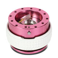 Nrg Aluminum Steering Wheel Quick Release Adapter Gen 2.1 Pink/glow