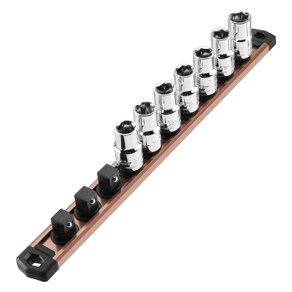 Magnetic Socket Organizer 1/2-inch Drive Heavy Duty Socket Holder