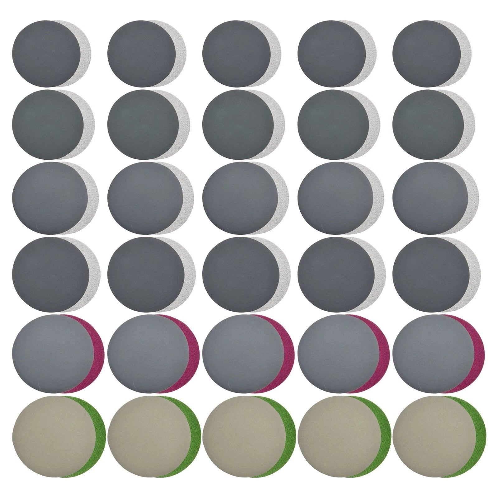 High Quality 3in Silicon Carbide Sanding Discs Kit With Multiple Grits