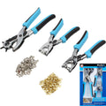BlueSpot 3pc Revolving Leather Hole Punch Set by BlueSpot