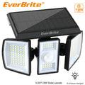 Everbrite Solar Outdoor Lights 128 Led 7000k Solar Motion Sensor Ip65