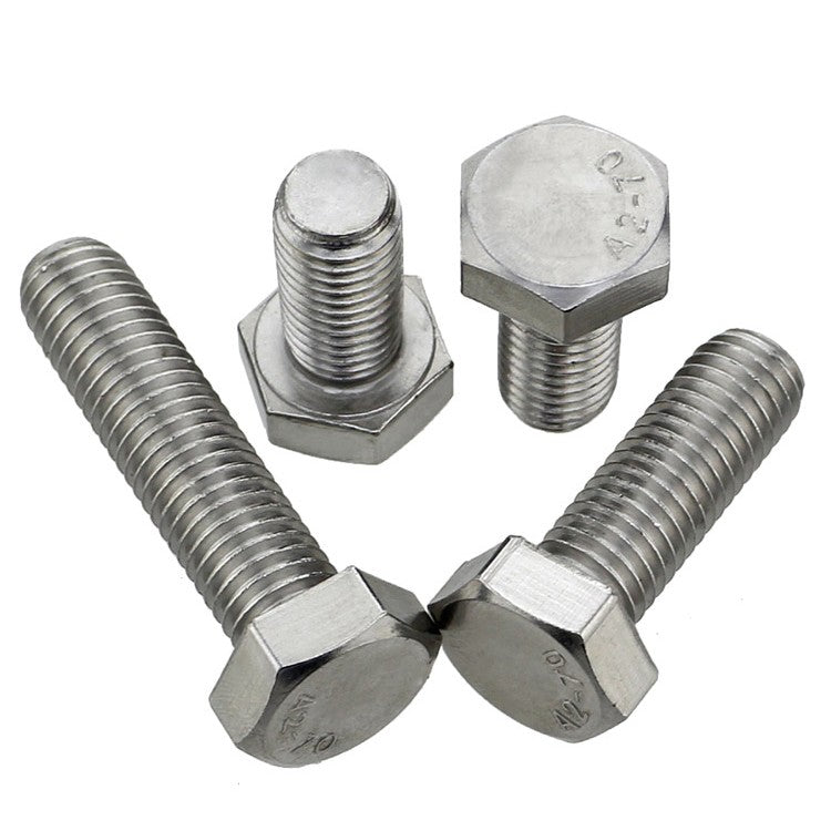Left Thread Hex Bolts A2 304 Stainless Steel M4-M16