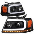 Fit 04-08 Ford F150 Black/ Amber Led Drl Sequential | Built Supply Co