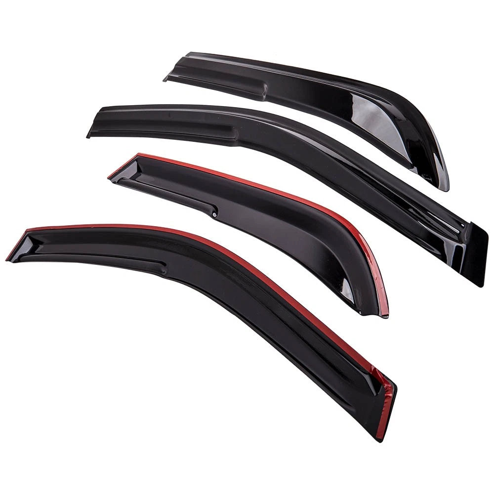 4x Smoke Tinted Acrylic Window Visor Rain Guard Vent for Toyota Corolla 2009-13