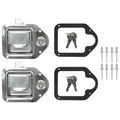 Stainless Steel Paddle Latch+4 X Keys For Tool | Built Supply Co