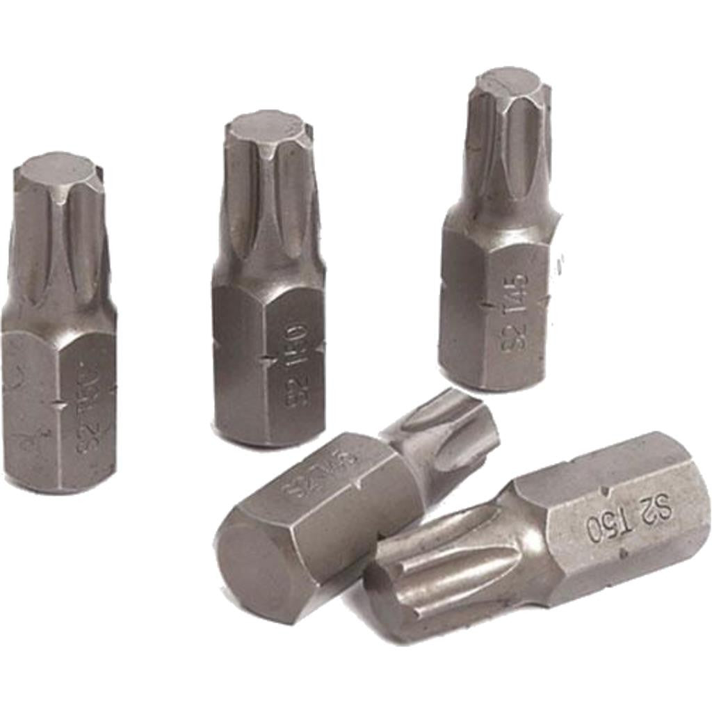 Neilsen 5pc Torx Star Bit Set T45 T50 x 30mm by Neilsen