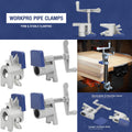 WORKPRO 2-Pack 3/4-Inch Pipe Clamps Cast Aluminum Quick Release by WORKPRO