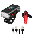High Power Bike Light Set 1000lm Front Rear Lamp Aluminum Alloy Ipx5