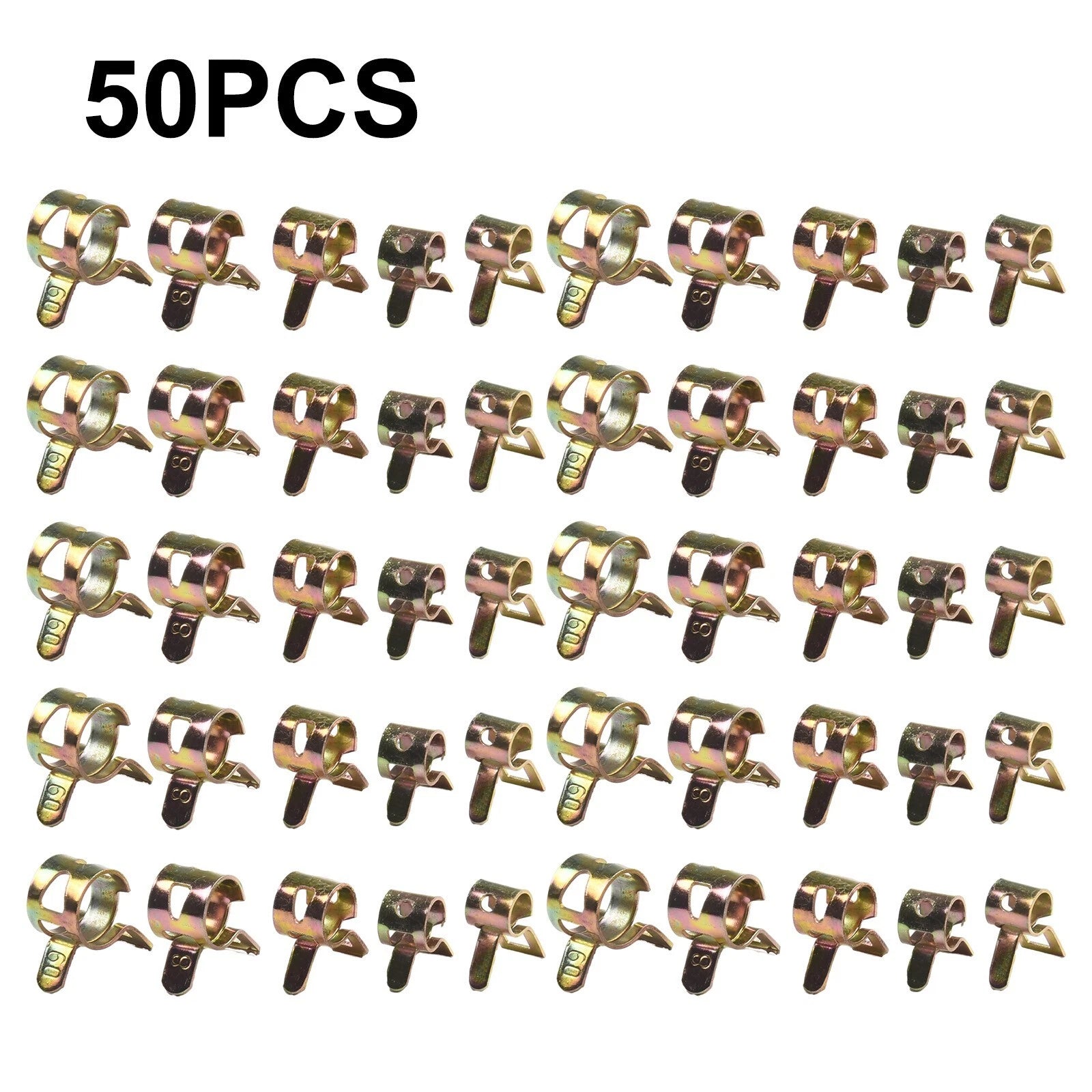 Tube Clamps Hose Air Tube Replacement 65mn Spring Steel Clip Accessory