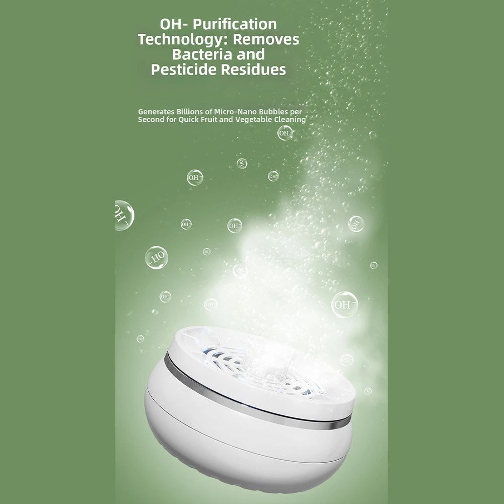 Wireless Fruit And Vegetable Washer Food Purifier Compact And User
