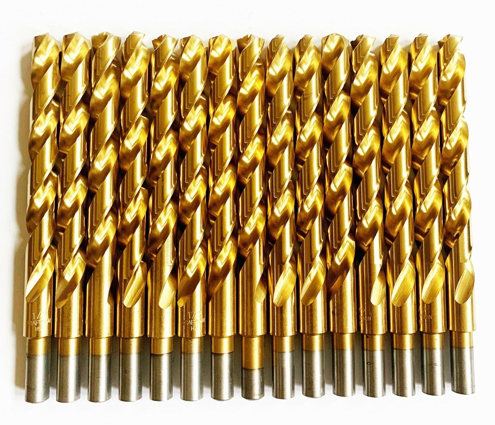 Craftsman Titanium 1/2" Drill Bits - Split Point