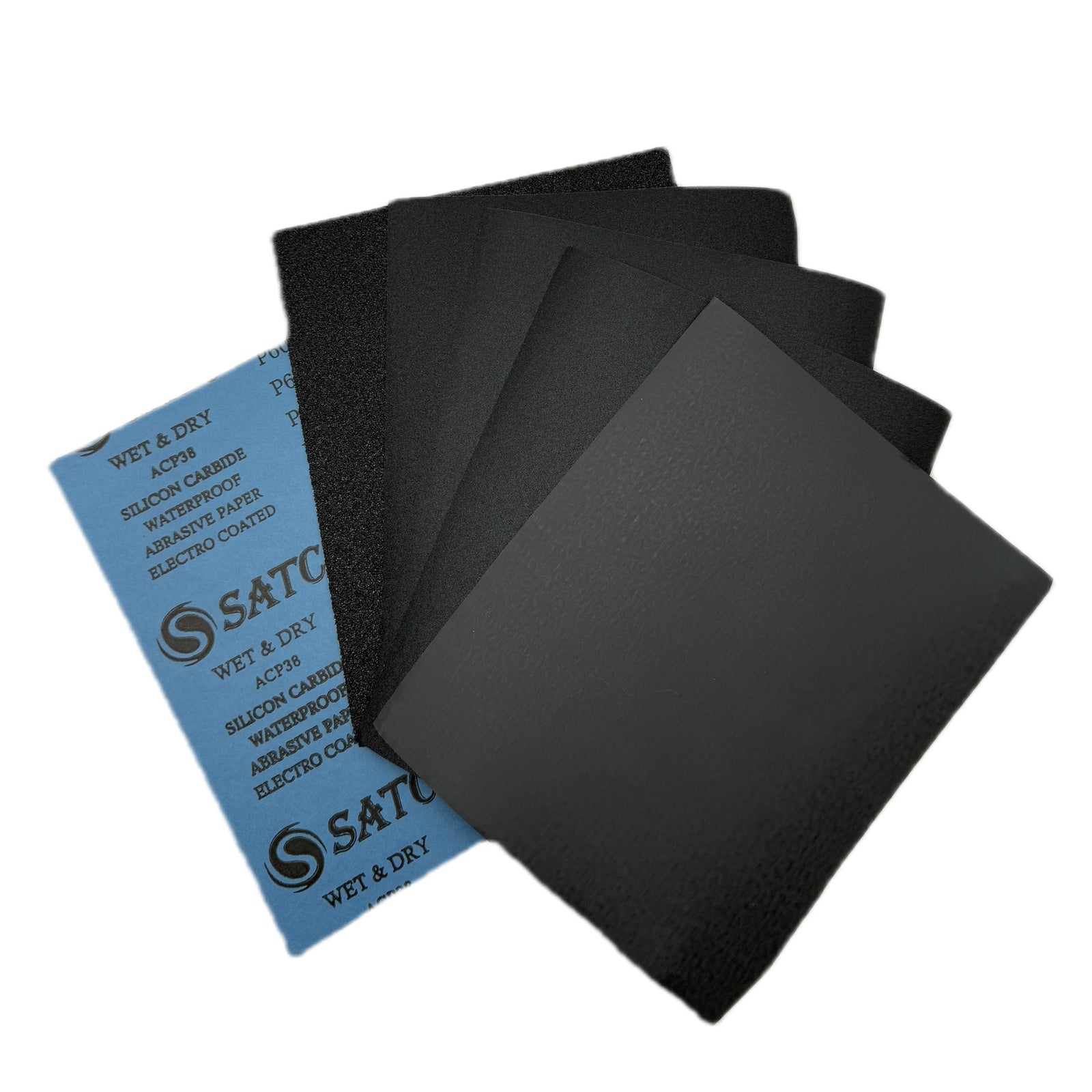 100PCS 9x11 Inch Silicon Carbide Sandpaper 500 Grit by Unbranded
