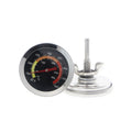 Bbq Grill Smoker Thermometer Temperature Gauge 50f-800f Metal Dial