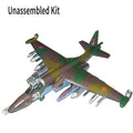 1:33 Sukhoi Su-25 Attack Aircraft Frogfoot Paper Jet Model Unassembled