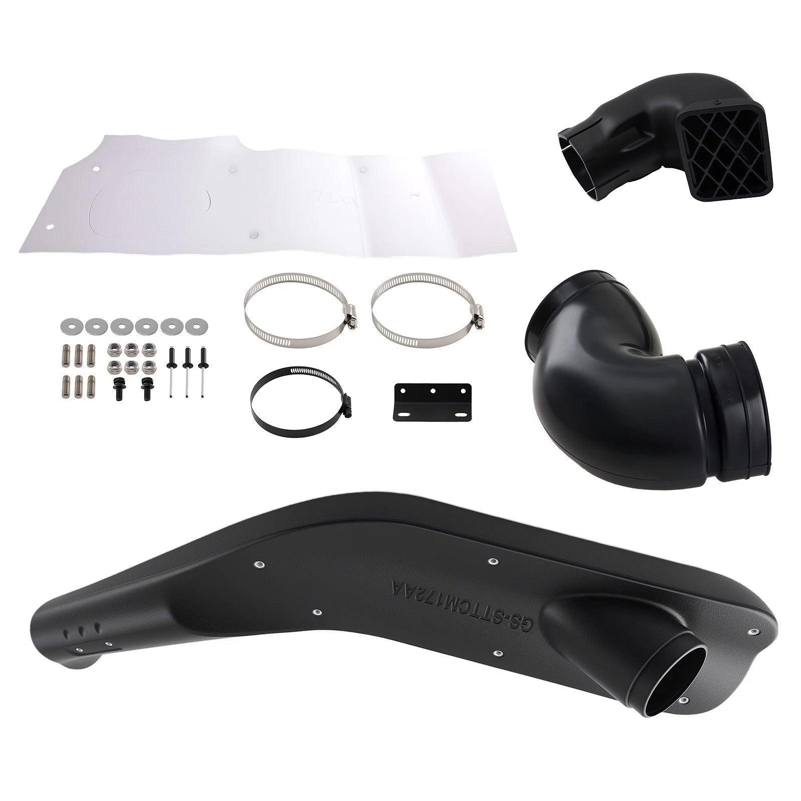 Intake Snorkel Kit Right for Toyota Tacoma 3.5L V6 2016-2021 LLDPE Black