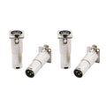 Max. 14 Awg Front & Rear Xlr Female To Xlr Male Audio Connector
