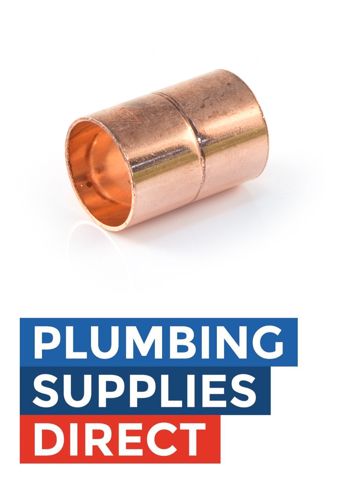 Copper Endfeed Coupler - 8mm, 10mm, 15mm, 22mm, 28mm & 35mm