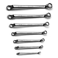 Capri Tools 75-Degree Deep Offset Double Box End Wrench Set, Sae
