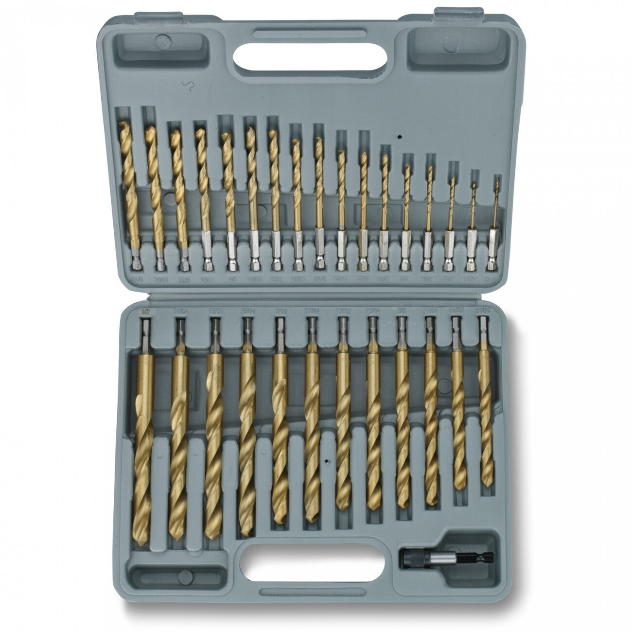 30pc Quick Change Titanium Drill Bit Set 1/4" Hex Shank by Unbranded