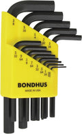 Bondhus 13pc Short Hex L-Wrenches SAE .050-3/8"