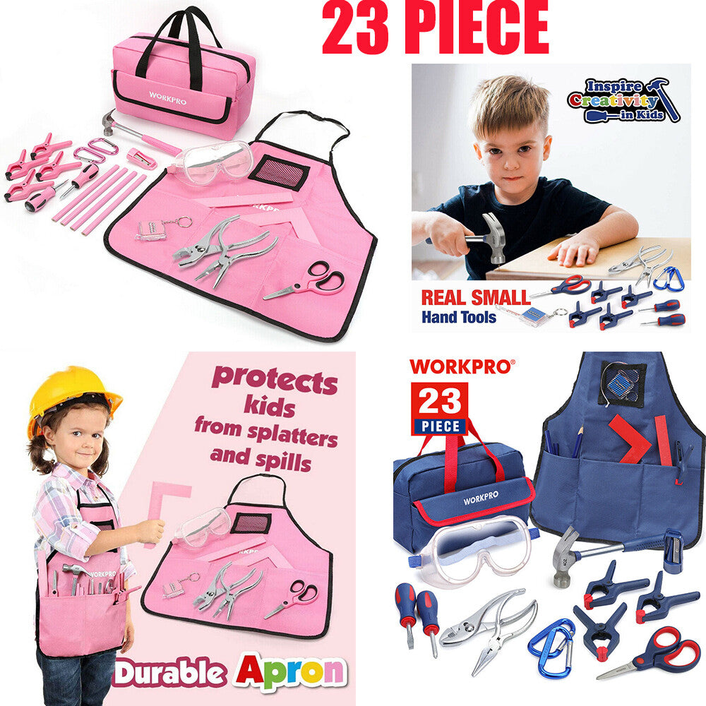 WORKPRO Kid Tools Kit 23 Pcs by WORKPRO