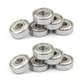10* 4x13x5mm 624zz Steel Sealed Shielded Deep Groove Ball Bearings