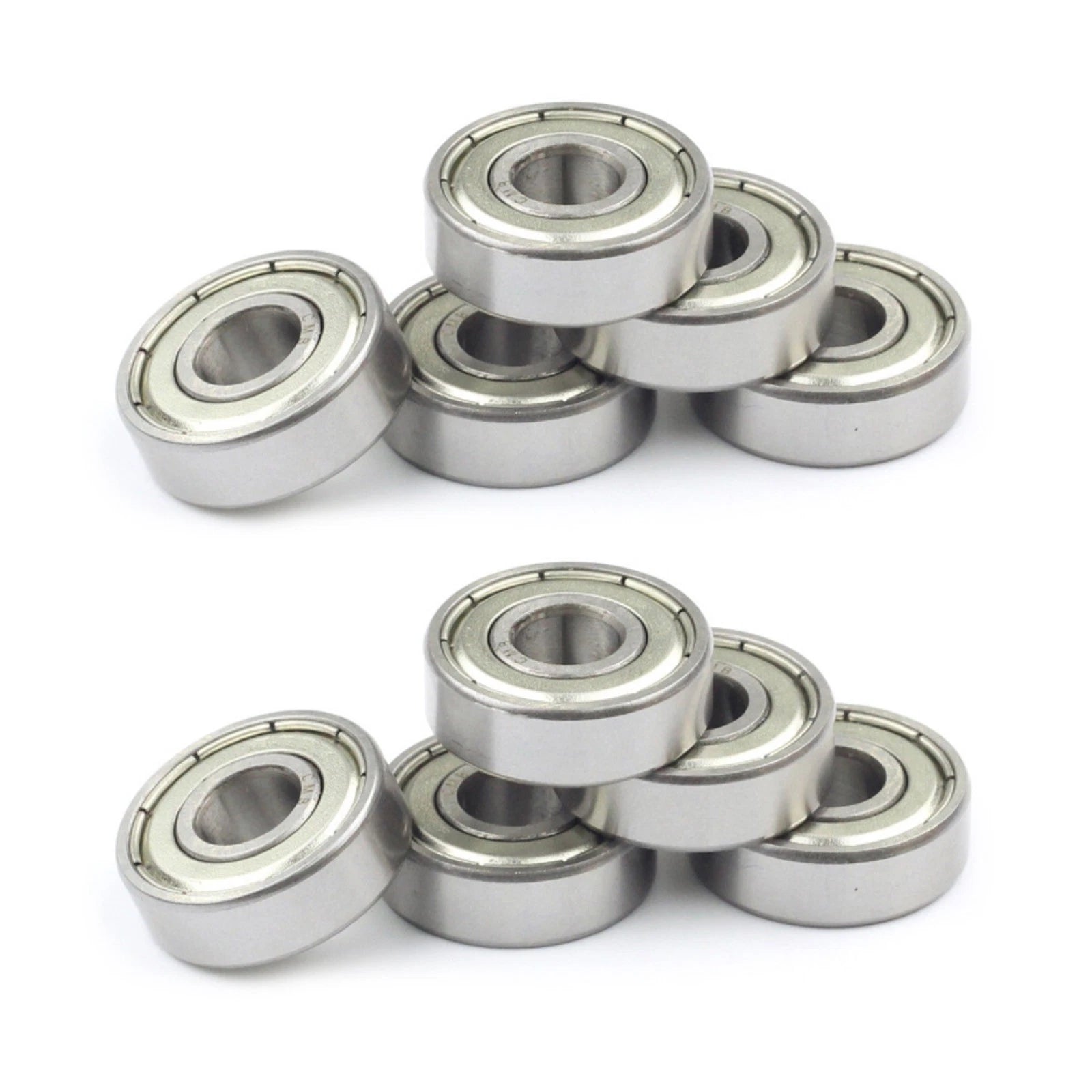 10* 4x13x5mm 624zz Steel Sealed Shielded Deep Groove Ball Bearings
